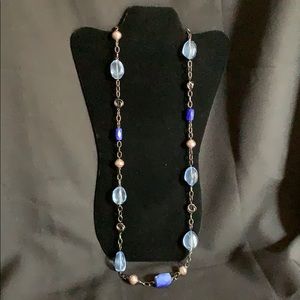 Blue necklace